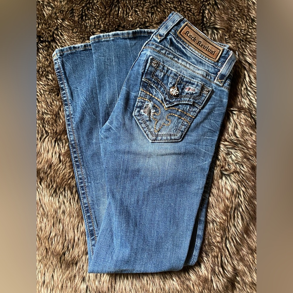Rock Revival Flare Jeans Size 26 Inseam 32